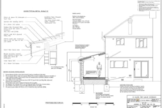 produce planning and building regulation drawings for uk planning permission
