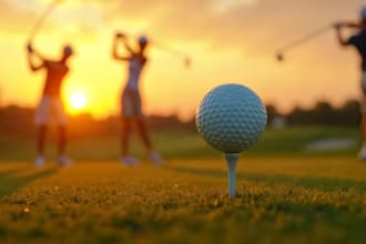 design and render 3d golf simulator private club,museum,golf fitness, golf beach
