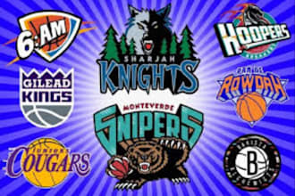 make custom nba, mlb, nfl, nhl, ncaa,ufc parody logo with your name or brand