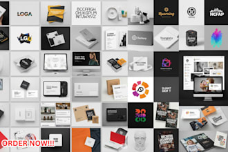design premium brand identity, business logo, brand guidelines