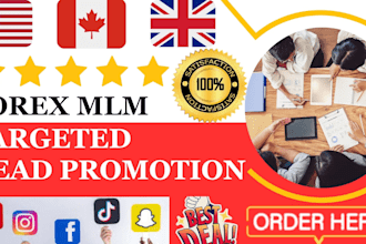 promote your forex MLM offer to targeted leads