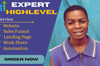 be your gohighlevel expert, gohighlevel website design, funnel automation expert