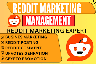 promote your business with reddit marketing ecommerce, link, ai app, saas, iptv