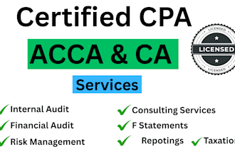 do internal audit, taxation, bookkeeping and risk management