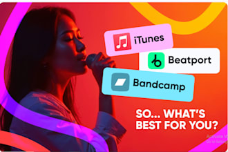 promote your music on beatport, spotify and bandcamp
