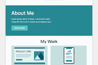 be your professional web developer for responsive websites