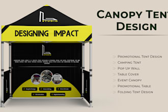 design tent, table cover, flag and canopy tent