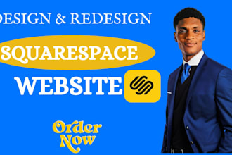 build squarespace website  design or redesign squarespace  website