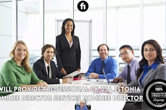 provide professional UK USA estonia nominee director services nominee director