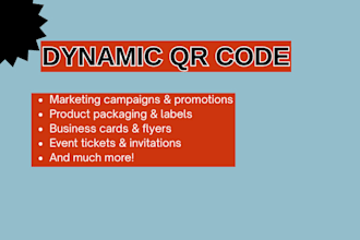 create dynamic qr code with logo in record time