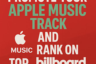 do promote your apple music and rank on top 100 billboard chart