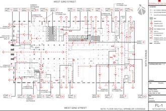 design a custom fire emergency evacuation plan for your floor plan