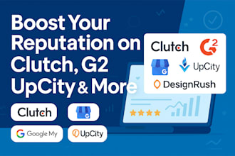 boost clutch online reputation g2 management designrush gmb upcity credibility