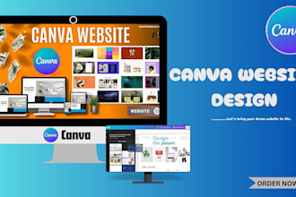 create canva website landing page ebook design newsletter