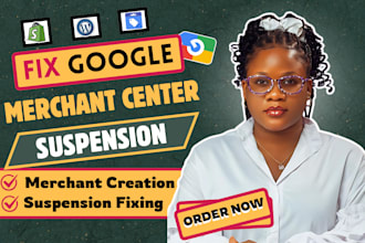 fix google merchant center suspension, product listing, gmc misrepresentation