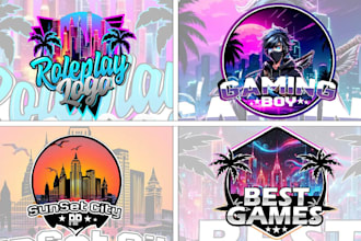 design a fivem, discord server, custom roleplay logo