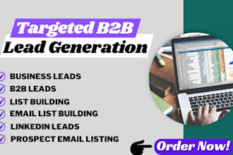 do b2b lead generation, GEO targeted prospect list and email sourcing