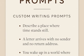 write unique and original creative writing prompts