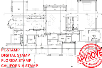 do digital stamp, electronic stamp for architectural drawings pe and mep