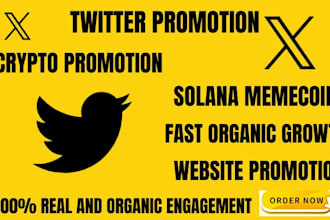 trend crypto token , x followers, sol memecoin, dex, twitter promotion