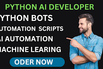 expert python developer for bots, automation scripts, and ai solutions