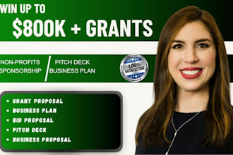 write winning bid proposal, rfp, rfq, rfi and secure government contract, grant
