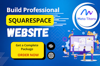 build or design squarespace website or squarespace online store