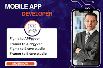 build pixel perfect app from framer, figma, adobe xd in bravo studio, app gyver