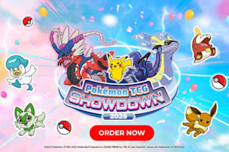 design pokemon shopify store trading card game website anime card shop