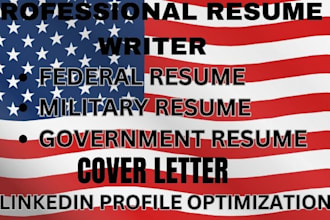 provide federal resume writing services for USA jobs