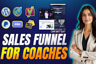 design a high converting optimizepress sales funnel for coaches
