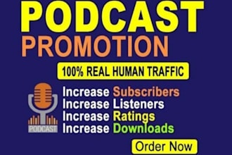 do podcast promotion to increase audiences new downloads