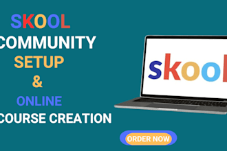 setup skool community do online course creation