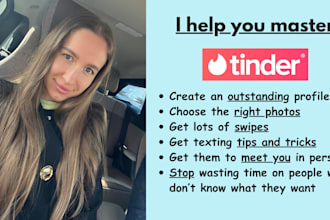 be your tinder coach and support