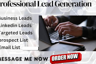 do b2b, lead generation, linkedin, sales, business lead ,  email contact list