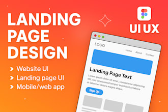design landing page, squeeze page, sales funnel or landing page design
