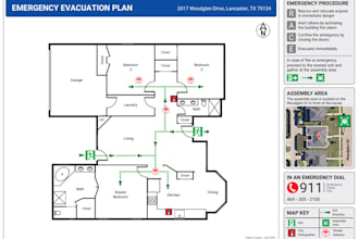 design evacuation, fip zone, hydrant block, fire protection, fire safety egress