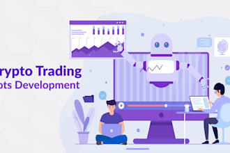 develop ai powered saas crypto trading bot platform like cryptohopper, pionex