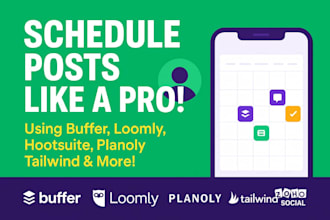 post schedule via buffer loomly hootsuite planoly tailwind zoho social