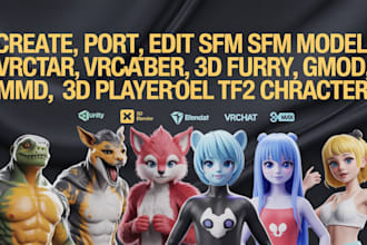 create a custom port edit 3d model gmod 3d player model
