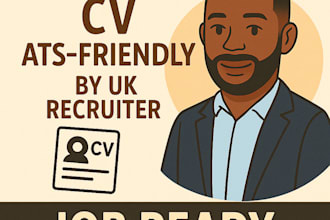 create a professional ats friendly CV by a UK recruiter