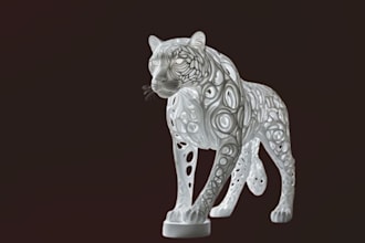 repair,edit and modify of stl and mesh file for 3d print animal model lattices
