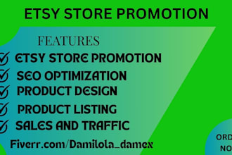 boost shopify sales and etsy shop promotion with etsy SEO, and marketing