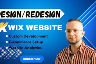 design or redesign your wix website or wix online store professionally