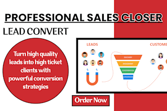 be your sales closer, verified linkedln lead, cold calling, appointment setting