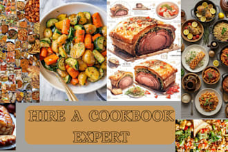 design recipe cookbook format edit and proofread recipe cookbook layout design