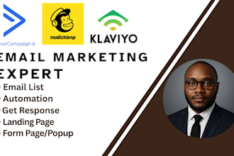 do mailchimp email marketing campaign automation flows newsletter landing page