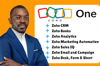 do zoho one zoho CRM zoho analytics data importation automation desk sales iq