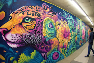 create a hand drawn original graffiti design or logo
