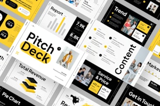 redesign powerpoint presentation template ppt google slides investor pitch deck